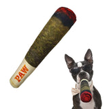 Dog voice toy green simulation cigar plush pet toy - V.I.P Digital Presence