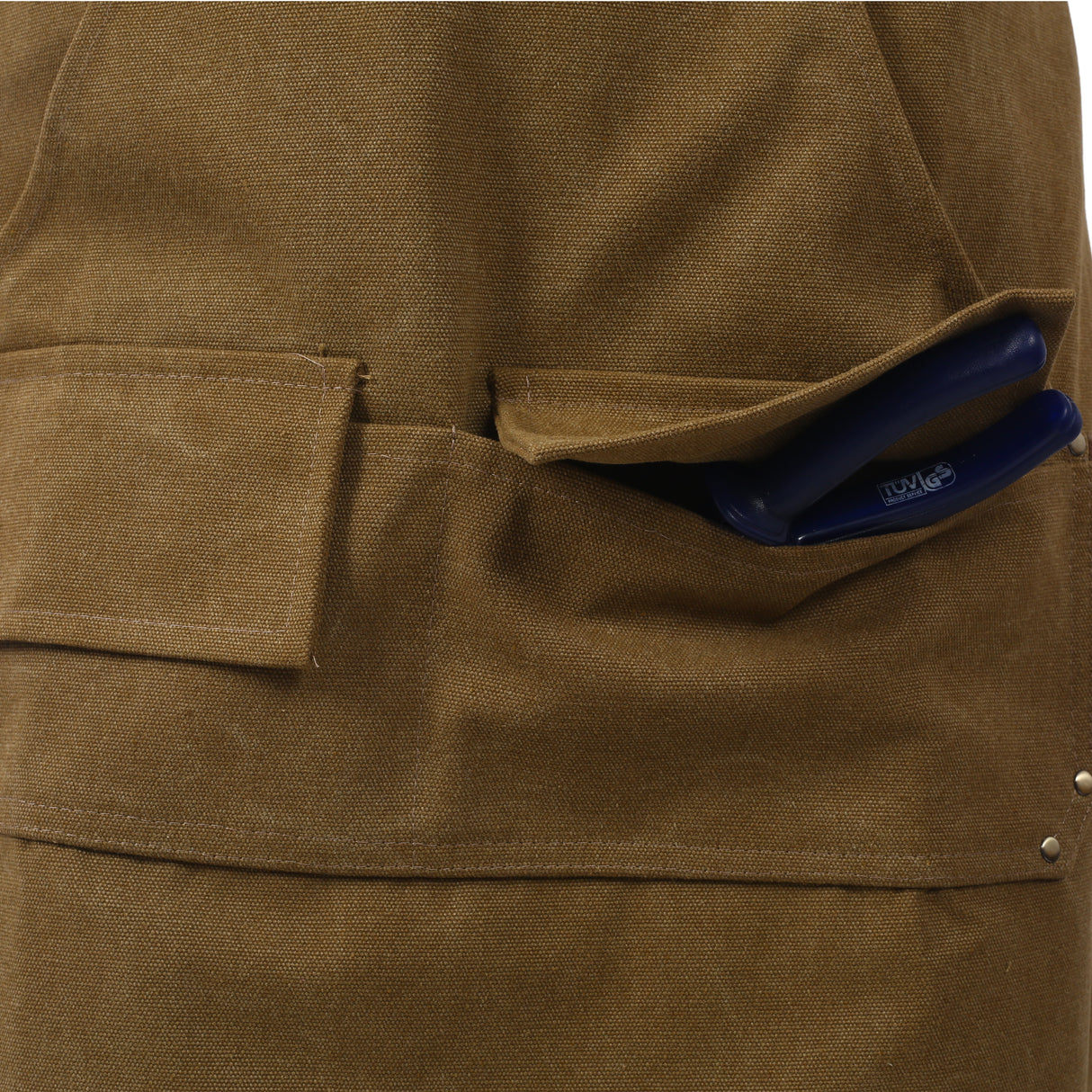 Long heavy-duty canvas tool apron, carpenter apron, carpenter 16 ounces, fully adjustable, no need for waxing - V.I.P Digital Presence