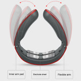 USB Rechargeable 4 Heads Cervical Spondylosis Massager Intelligent Whole Body Meridian Massage Pulse Kneading Heating Neck Protector - V.I.P Digital Presence