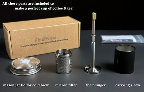 FinalPress Coffee inf Infuser Stainless Steel Filter Coffee Machine Drip Bags Infuser Portable Brewer for Hot Cold Filter Holder - V.I.P Digital Presence