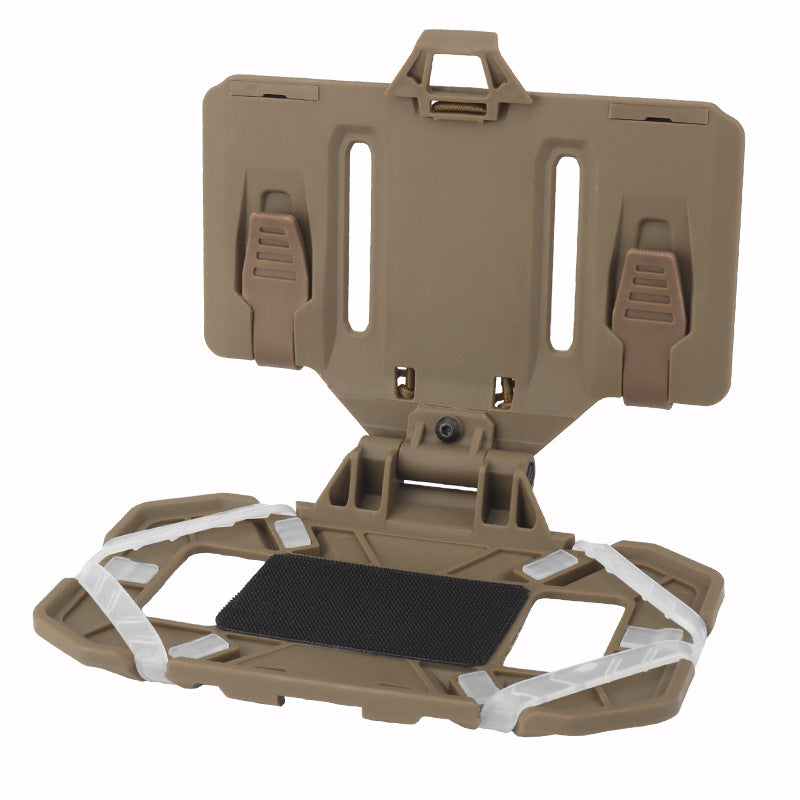 Chaleco de guerra con montaje MOLLE para colgar en el pecho, universal, portaplacas para teléfono móvil, tablero de navegación plegable