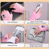 1 Pair of Rechargeable Winter Heated Gloves. USB-powered, great for outdoor activities like cycling, skiing, and motorcycling. - V.I.P Digital Presence