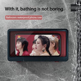 Wall Mounted Phone Box Waterproof Touch Screen Case Mobile Phone Holder Kitchen Bathroom Phone Shell Shower Sealing Storage Box - V.I.P Digital Presence