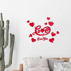 Cross-border Export Love Mirror Acrylic Wall Sticker for Bedroom and Living Room Decor - V.I.P Digital Presence