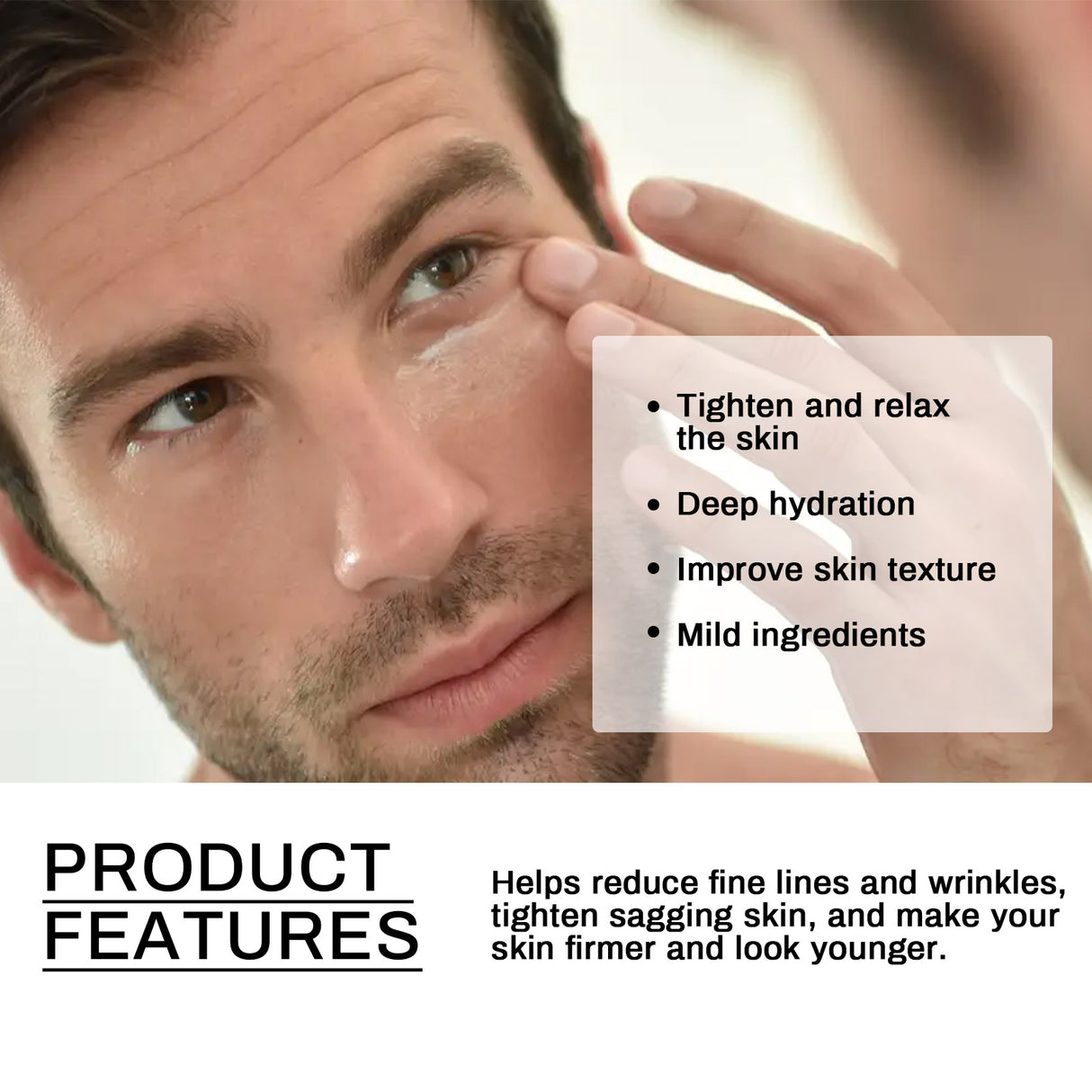 For Men Anti-Wrinkle Cream Lighten Fine Lines, Anti-Wrinkle Hydrating, Firming And Firming Skin Revitalizing Cream - V.I.P Digital Presence