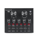 V8 Professional Sound Card Streaming Live Broadcast Podcast Recording Studio Equipment Voice Changer Audio Interface SoundCard - V.I.P Digital Presence