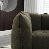 Soft Bean Bag Chair with High Resilient Foam(Chips)for living room and bedroom,Comfortable Square Lazy Sofa with Footstool - V.I.P Digital Presence