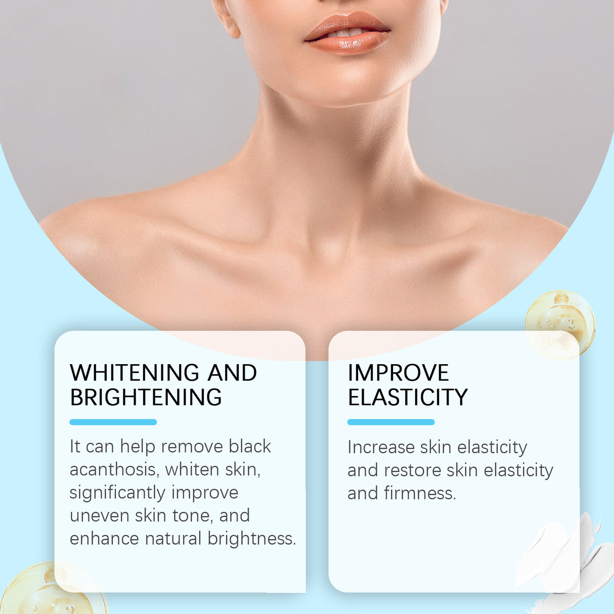 Ouhoe Black Acanthoderm Whitening Cream Soft Moisturizing, Moisturizing, Tender Skin Refreshing, Non-Greasy Elbow Neck Line Care - V.I.P Digital Presence