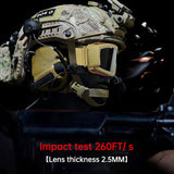 Gafas tácticas antiarena, gafas de tiro, equipo para exteriores, aficionados militares, gafas de campo antiimpacto