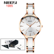 NIBOSI Luxury Ceramic Bracelet Watches Ladies Creative Quartz Watch For Women Female Clock Relogio Feminino Montre Femme 2330 - V.I.P Digital Presence