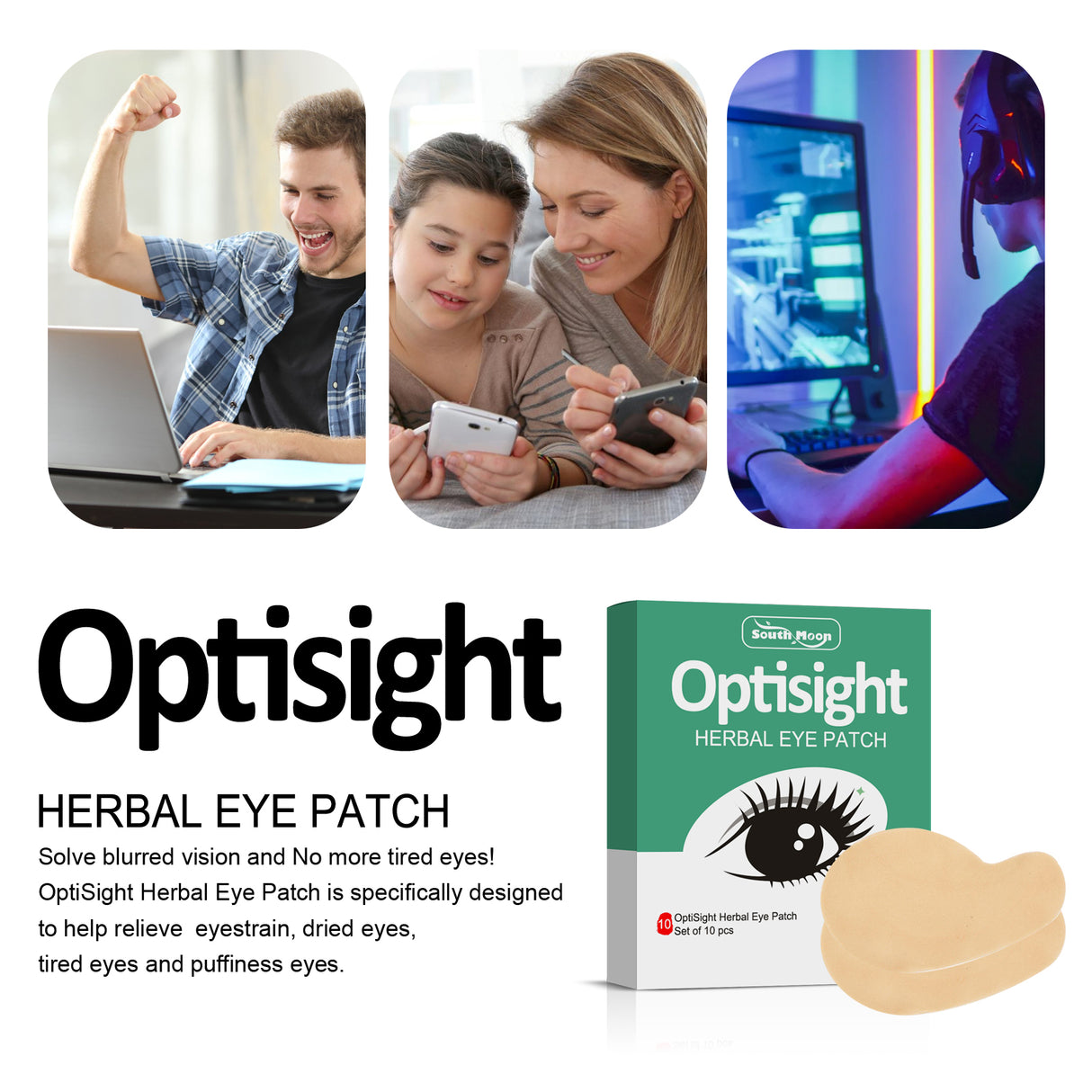 Wormwood Eye Care Sticker Box, Stay Up Late Eye Dry Eye Astringent Cold Compress Stick Moxibustion Students Eye Care Patch Vision - V.I.P Digital Presence