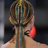 Accessories: rhinestone long tassel headpiece, exaggerated personality headband, Instagram style hair accessory, hair hook - V.I.P Digital Presence