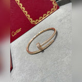 V-Gold Diamond Pavé Screw Cuff for Couples - Titanium Steel Open-Close Clasp - V.I.P Digital Presence