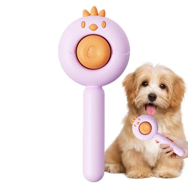 Comb For Dogs Self-Cleaning Stainless Steel Teeth Pet Comb Easy Hair Removal And Massaging Pet Brush Supplies Multifunctional - V.I.P Digital Presence