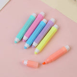 1 mini resaltador bonito con dibujos animados, marcador de pintura, material de papelería para la escuela y la oficina, cápsula de vitaminas Kawaii divertida.