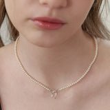 Copper Pearls Bow Necklace - V.I.P Digital Presence