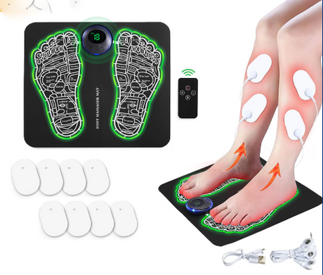Ems Foot Stimulator Muscle Blood Circulation Feet Leg Relax Pain Relief Usb Foot Massager Mat - V.I.P Digital Presence