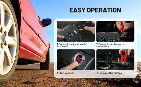 Car mounted tire inflator emergency start power supply Jump Starter - V.I.P Digital Presence