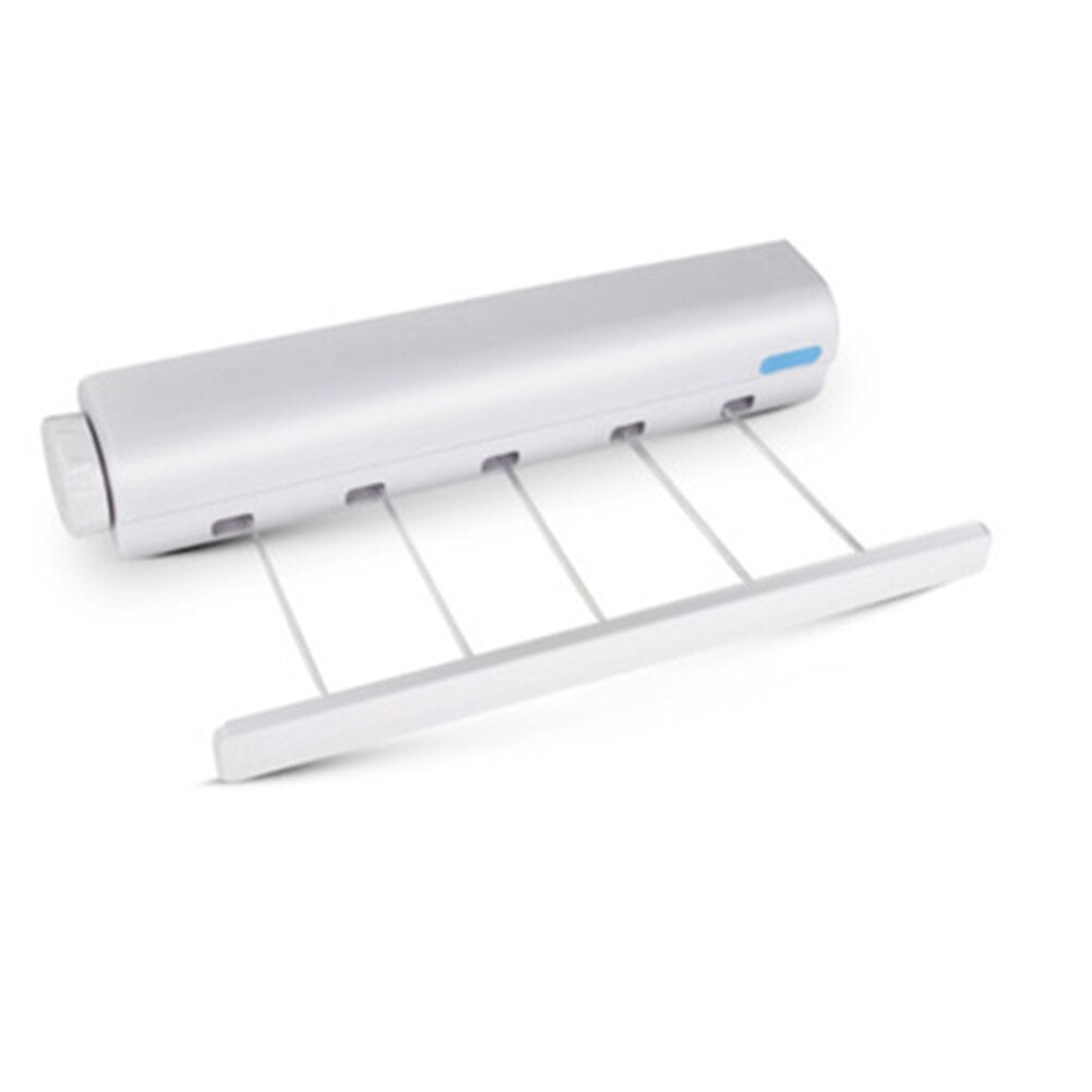 Retractable Laundry Hanger Wall Mounted Clothes Line Clothes Drying Rack Clothesline Laundry Rope - V.I.P Digital Presence