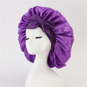 Elastic ribbon bow color Ding round hat solid color night cap wide-brimmed beauty hairdressing head scarf hat - V.I.P Digital Presence
