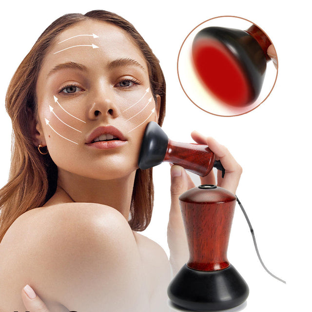Hot Compress Bian Stone Facial Gua Sha V Face Massager Guasha Stone Wrinkle Remover Face Stone Massager - V.I.P Digital Presence
