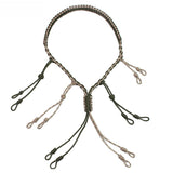 Hunting Decoy Rope Hunting Duck Call Lanyard Cord Hunter Game Whistle Lanyard Hunting Decoy Rope with 12 Adjustable Loops Rings - V.I.P Digital Presence