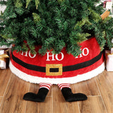 New Christmas Tree Skirt Christmas Party Decoration Santa Claus Feet Christmas Tree Base Apron - V.I.P Digital Presence