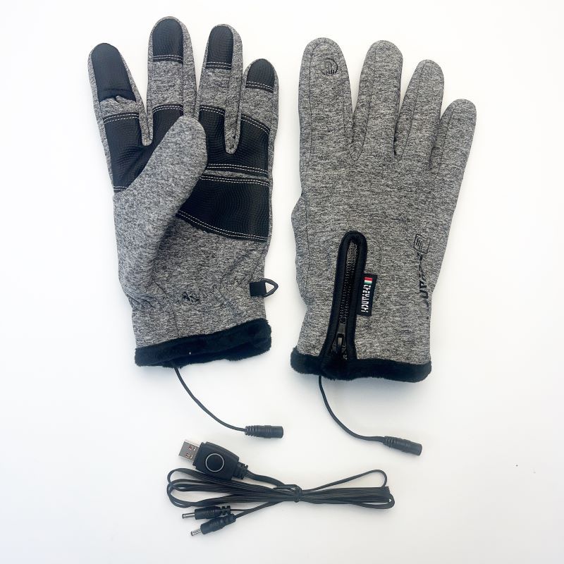 USB electric fishing gloves, 5-finger fully heated winter warm gloves, bare finger touch screen sports - V.I.P Digital Presence