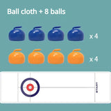 Tabletop Curling Game Set Mini Shuffleboard Fun Board Games for Adults Kids Families Gifts Shuffleboard Curling Accessories