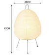 Japanese retro rice paper table lamp style wabi sabi style ins cross-border high-end atmosphere bedside table lamp - V.I.P Digital Presence