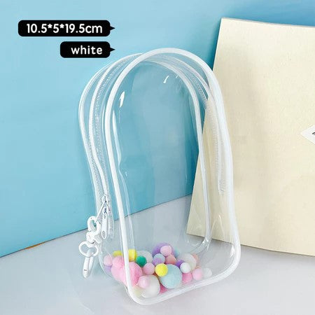 Labubu storage bag PVC high transparency thickened outdoor bag Xingdailu cotton doll exhibition walking bag labubu - V.I.P Digital Presence