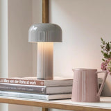 Light luxury mushroom bedside lamp creative bedroom atmosphere lamp USB charging small night lamp bar desk lamp - V.I.P Digital Presence