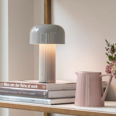Light luxury mushroom bedside lamp creative bedroom atmosphere lamp USB charging small night lamp bar desk lamp - V.I.P Digital Presence