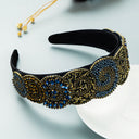 Hair Hoop Fashion Trend Color Rhinestone Head Hoop Luxury Wide Side Heavy Industry Party Hair Accessories Head Hoop - V.I.P Digital Presence