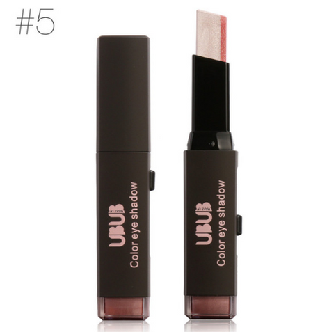 UBUB Double Color Stereo Gradient Velvet Shimmer Eyeshadow Stick Earth Color Eye Shadow Cream Pen - V.I.P Digital Presence