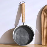 Stainless steel flat bottomed frying pan, non stick pan, deepening multifunctional mini frying pan for steak and eggs, small fry - V.I.P Digital Presence