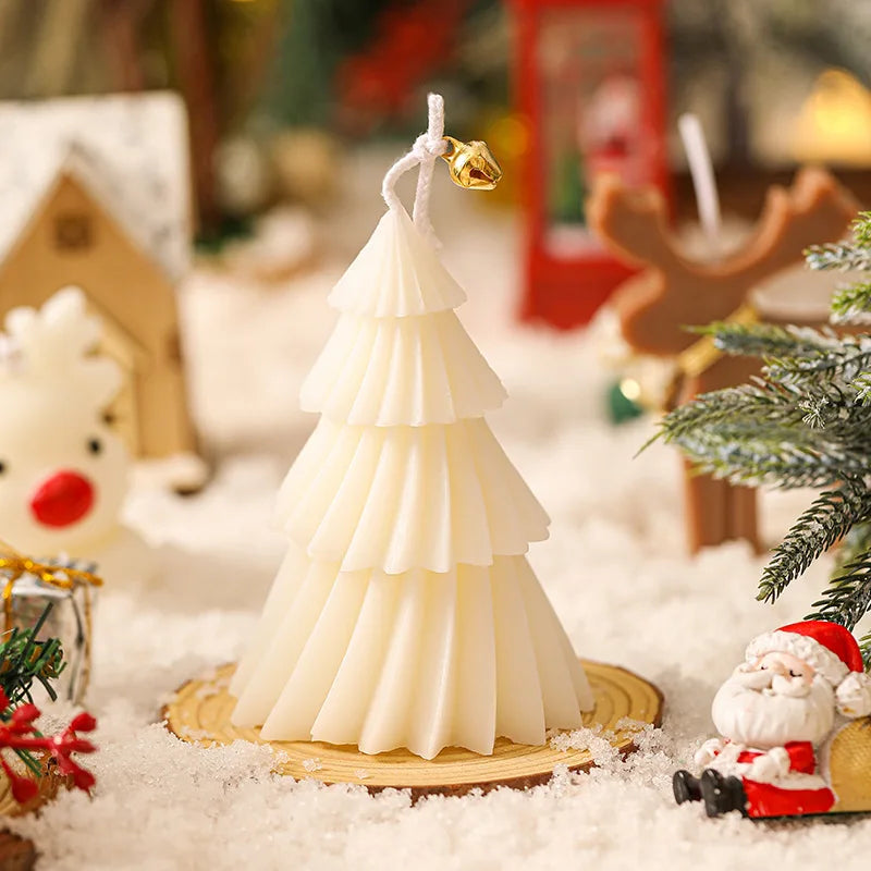 Cute Christmas Tree Candles Novelty Christmas Gifts Mini Wax Candle Red Green Scented Candles for Home Decor - V.I.P Digital Presence