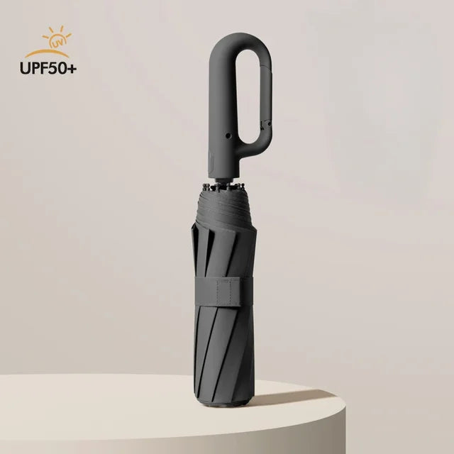 Men's and Women's Sunshade Umbrella Automatic Ring Umbrella Rain and Sun Protection UV Folding - V.I.P Digital Presence