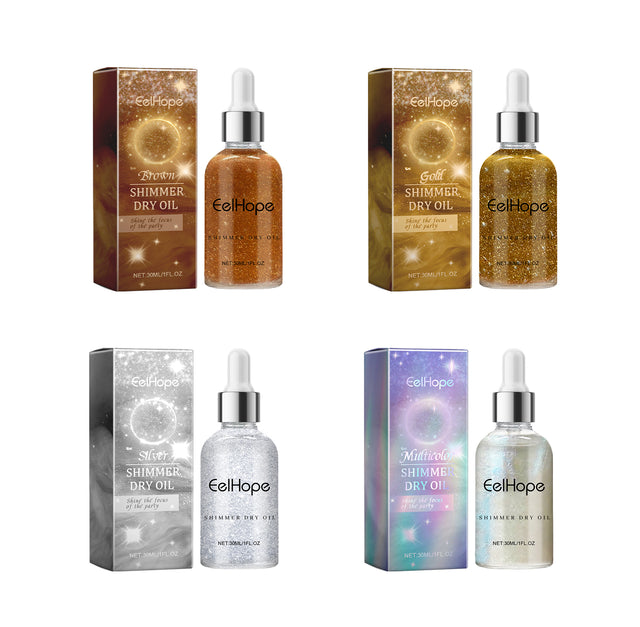 Party Body Glitter Oil, Naturally Brightening And Long-Lasting Moisturizing Party Dance Shine Shine Shine - V.I.P Digital Presence