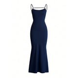 Sexy backless design dress long skirt - V.I.P Digital Presence