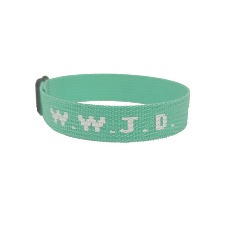 Alphabet Jacquard Printed Wrist Strap Bracelet Strap Unisex WWJD Bracelet Adjustable Bracelet - V.I.P Digital Presence