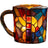 Painted Book Mug: 11oz, 3D painted books design, colorful resin, unique coffee cup, ideal for collection/gifts. - V.I.P Digital Presence
