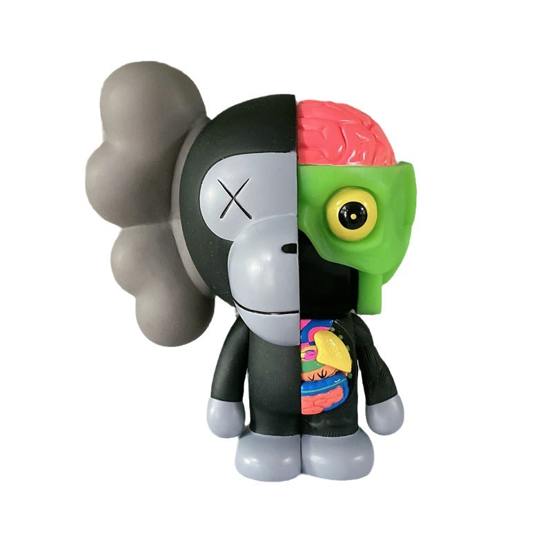 Kaws Sesame Street Doll Living Room High end Light Luxury Trendy Play Violent Bear Desktop Ornament Handmade Cartoon Home Gift - V.I.P Digital Presence