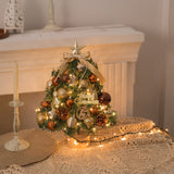 Christmas Tree Small Tree Christmas Decorations Mini Set with Tree Lights Christmas Tree Ornament - V.I.P Digital Presence
