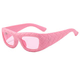 Weaving design frame, personalized fashion sunglasses, men's and women's high-end sense, European and American ins trend sun protection sunglasses - V.I.P Digital Presence