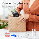 Ultrasonic cleaning machine portable and multifunctional home jewelry denture cleaner toothbrush head and tooth cover cleaner - V.I.P Digital Presence