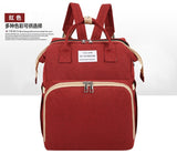 Portable Foldable Bed Mommy Bag For Going Out Lightweight And Large Capacity Mother And Baby Bag Backpack - V.I.P Digital Presence