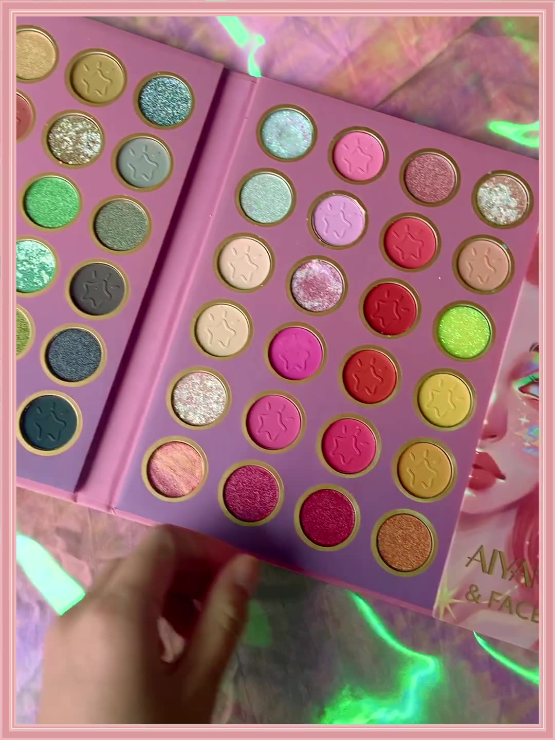 HANDAIYAN 84 Color Makeup Palette Eye Shadow + Blush + Highlight Eye Shadow Set Set Box Pearl Matte Eye Shadow - V.I.P Digital Presence
