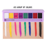 HANDAIYAN Water Soluble Body Paint Eyeliner Eyeshadow Ultraviolet Glow Paint Face Body Pigment - V.I.P Digital Presence