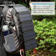 Lerranc Portable Folding 10W Solar Panels Charger 5V 2.1A USB Output Solar Cells for Cellphones Outdoors - V.I.P Digital Presence